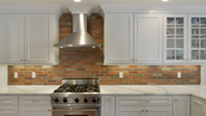 brick kitchen backsplash Remodeling Consultants