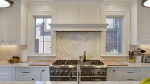 herringbone tile kitchen backsplash Remodeling Consultants